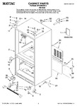Diagram for 01 - Cabinet Parts