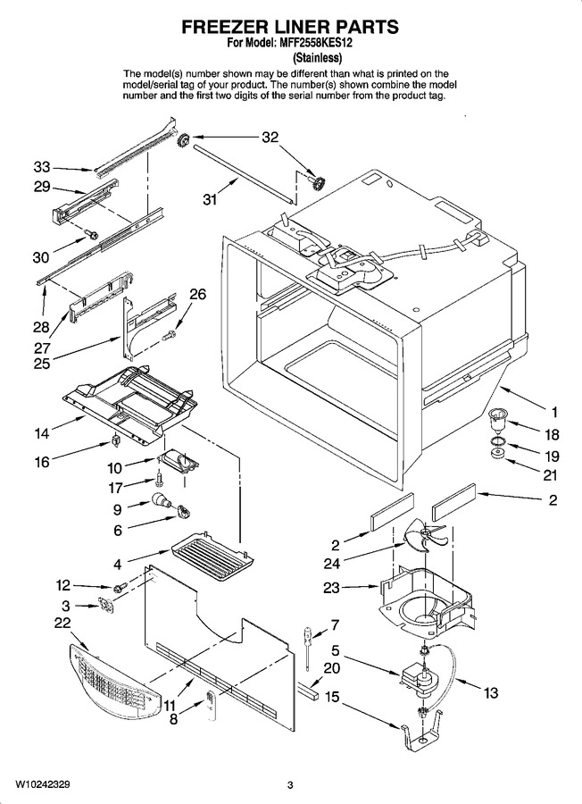 Diagram for MFF2558KES12