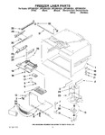Diagram for 02 - Freezer Liner Parts