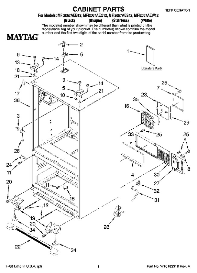 Diagram for MFI2067AES12