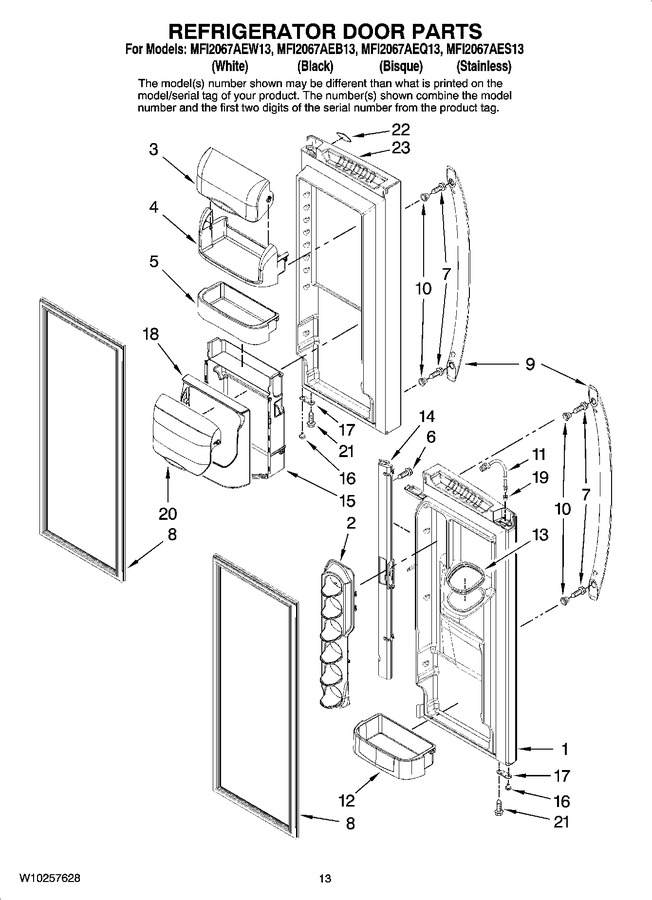 Diagram for MFI2067AES13