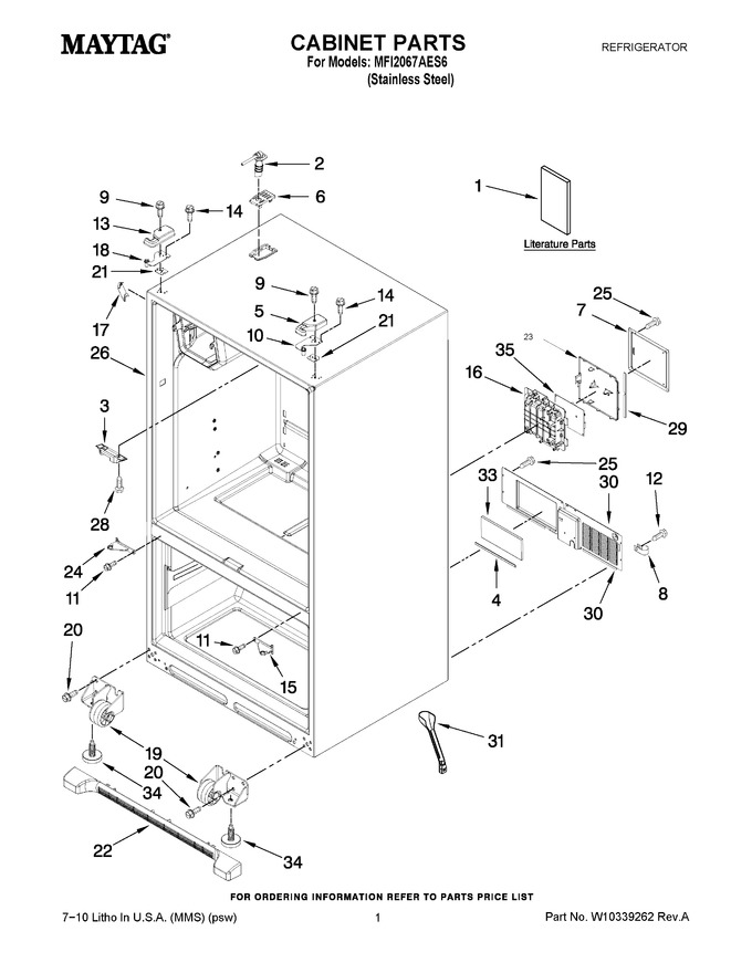 Diagram for MFI2067AES6
