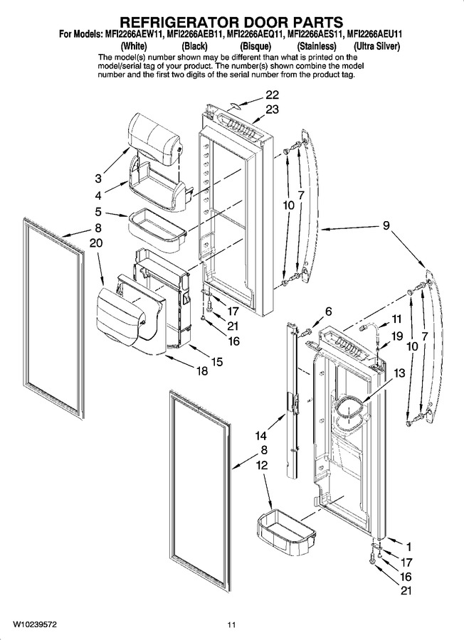 Diagram for MFI2266AEW11