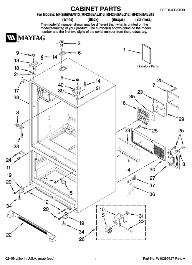 Diagram for MFI2568AEW13