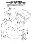 Diagram for 06 - Freezer Liner Parts