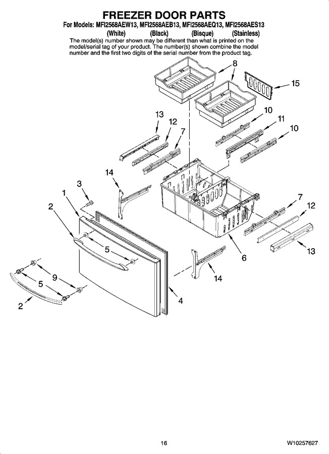 Diagram for MFI2568AEW13