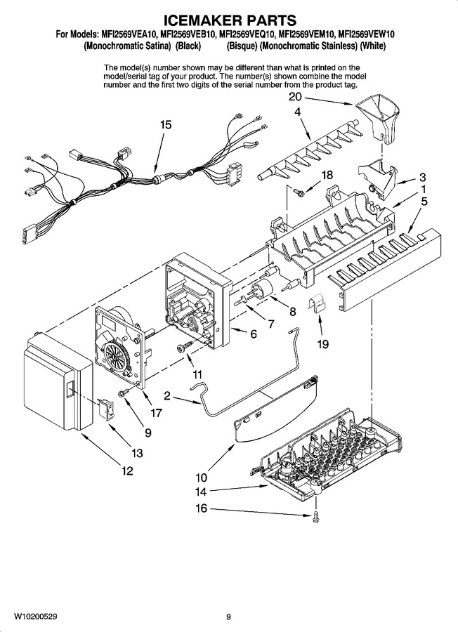 Diagram for MFI2569VEQ10