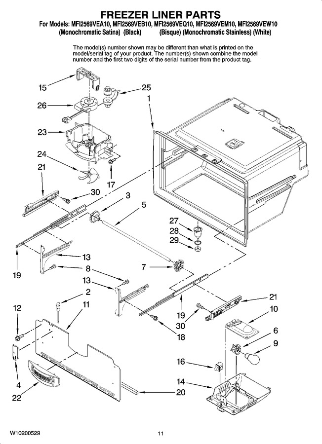 Diagram for MFI2569VEB10