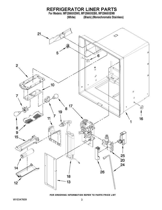 Diagram for MFI2665XEW0