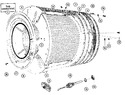 Diagram for 21 - Basket & Outer Shell Assembly(series 11)