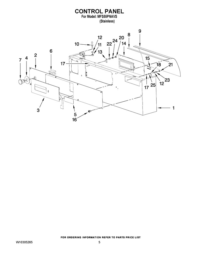 Diagram for MFS55PNAVS