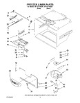 Diagram for 02 - Freezer Liner Parts