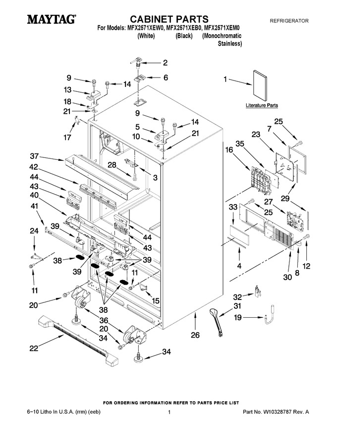Diagram for MFX2571XEW0