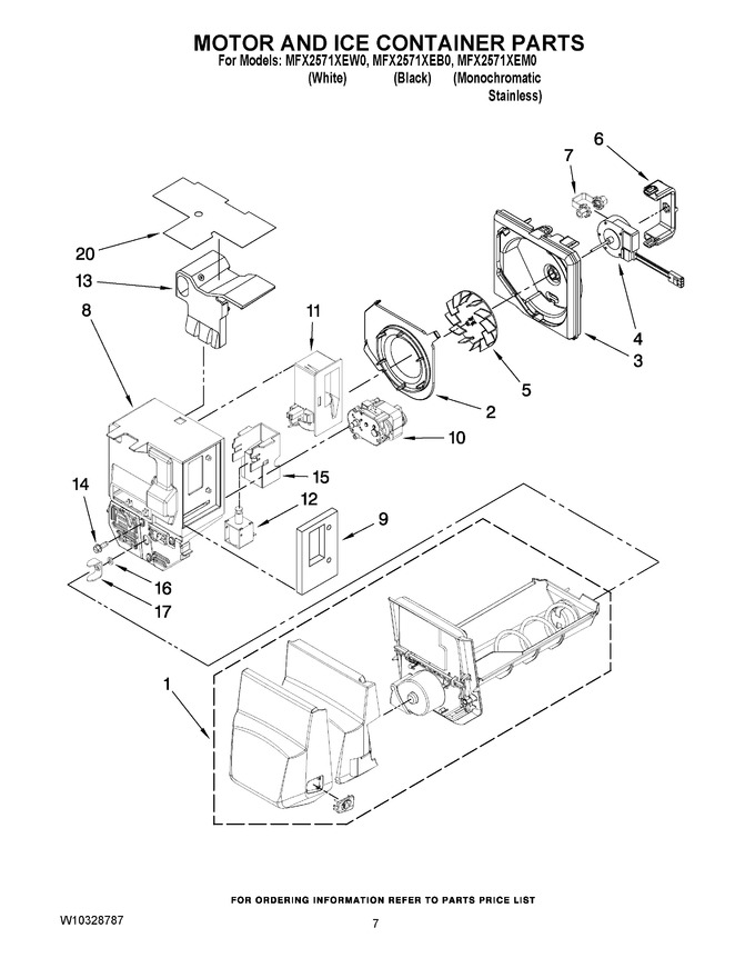 Diagram for MFX2571XEW0