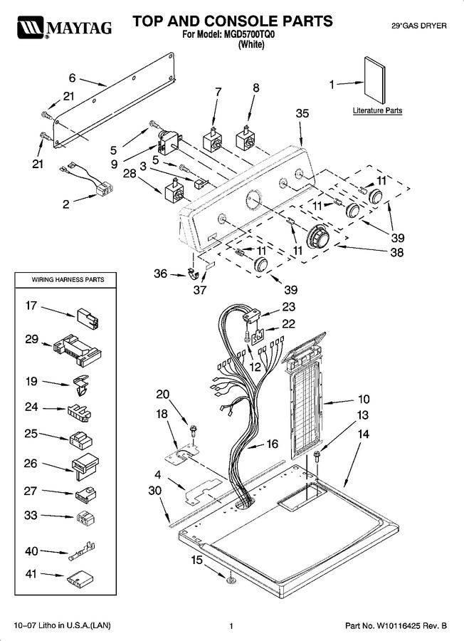 Diagram for MGD5700TQ0
