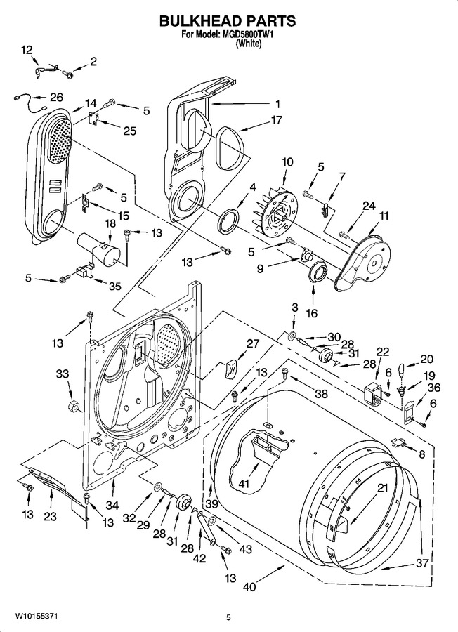 Diagram for MGD5800TW1