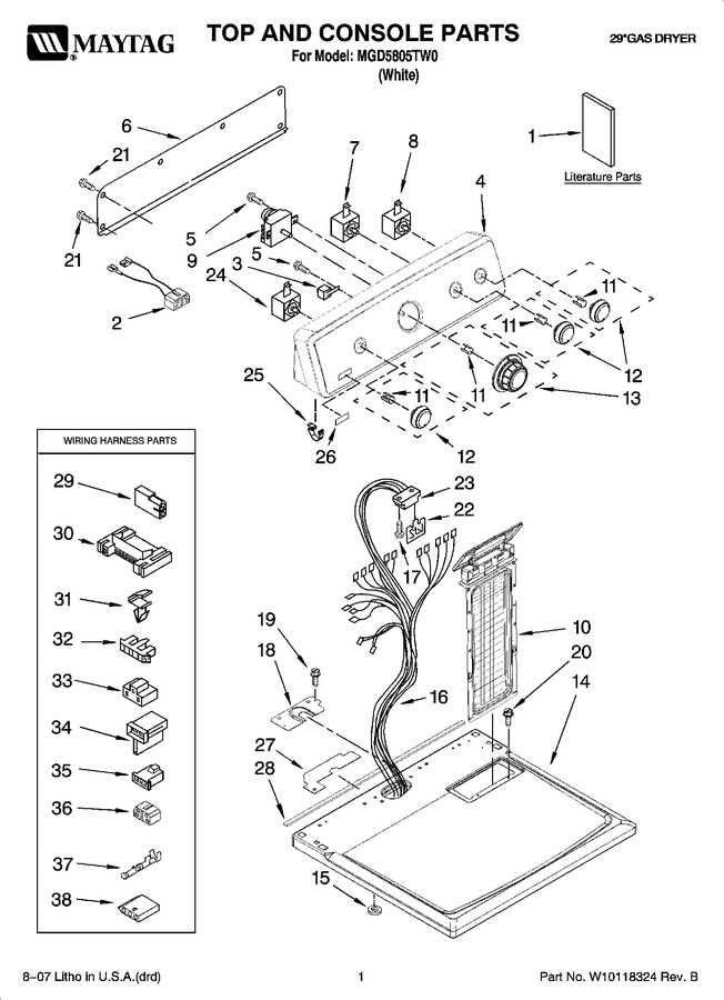 Diagram for MGD5805TW0