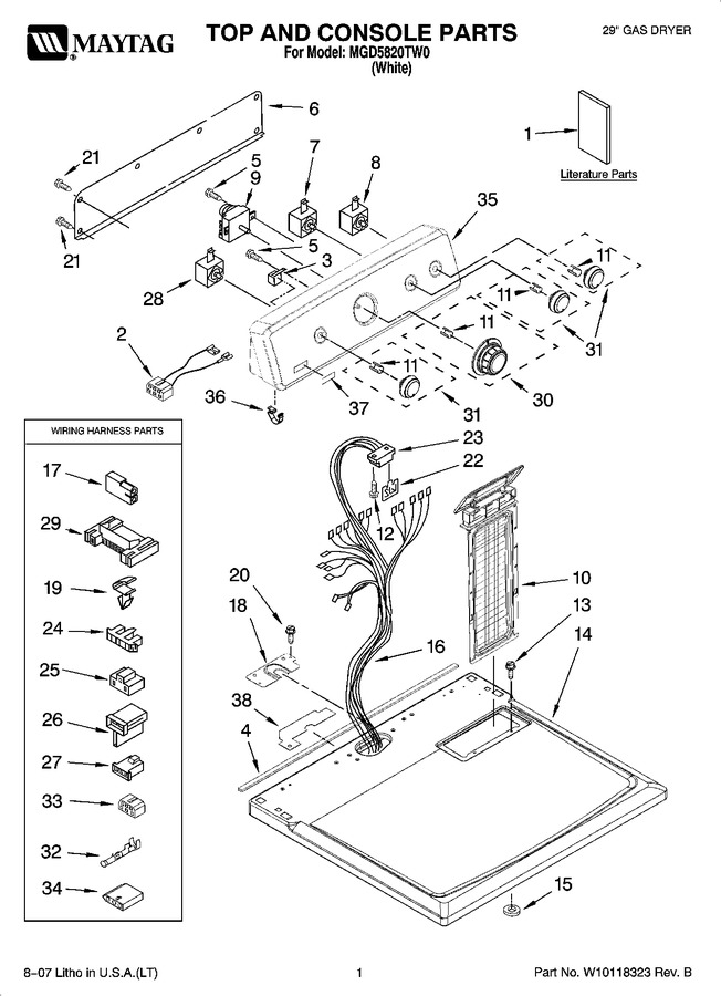 Diagram for MGD5820TW0