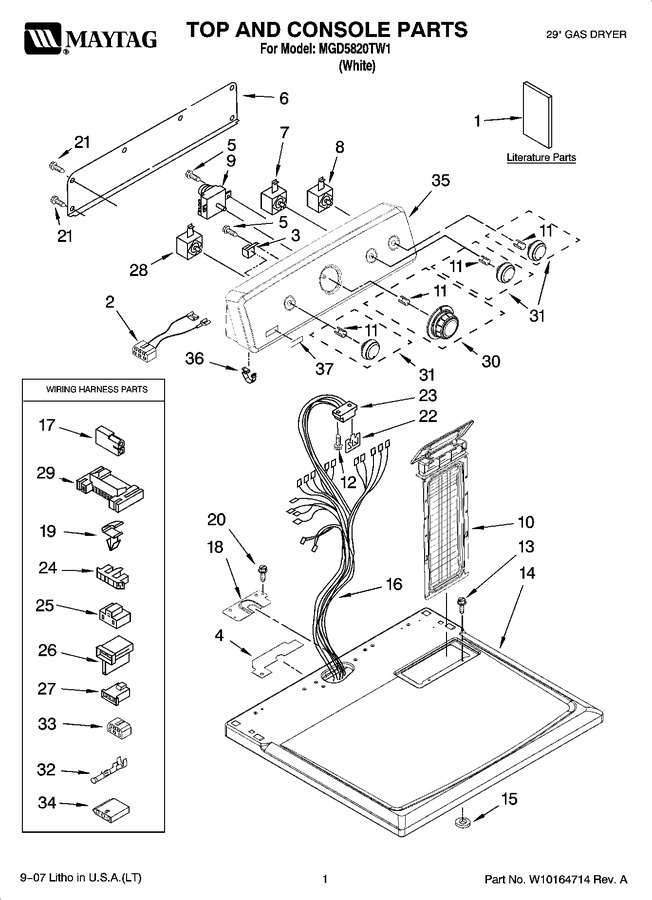Diagram for MGD5820TW1