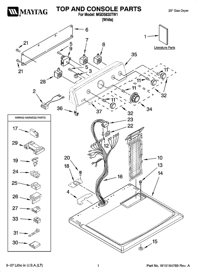 Diagram for MGD5830TW1