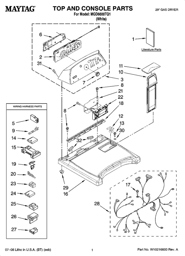 Diagram for MGD6600TQ1