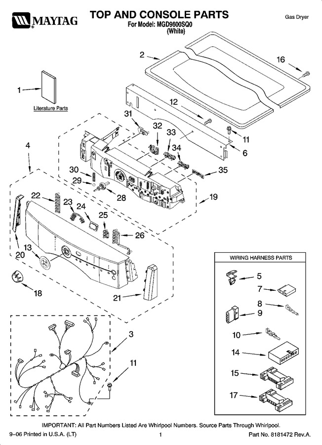 Diagram for MGD9600SQ0
