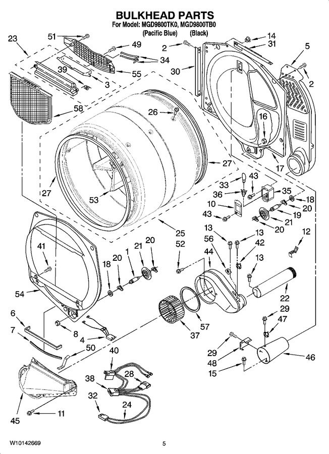 Diagram for MGD9800TB0