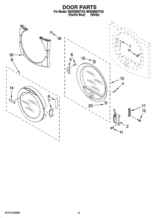 Diagram for MGD9800TK0