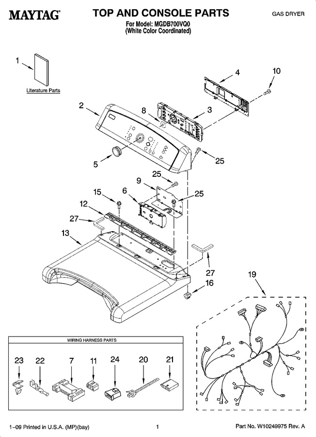 Diagram for MGDB700VQ0