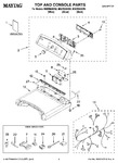 Diagram for 01 - Top And Console Parts