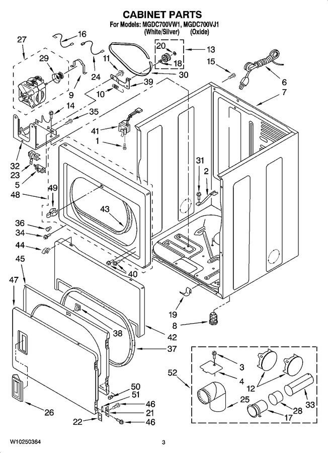 Diagram for MGDC700VW1