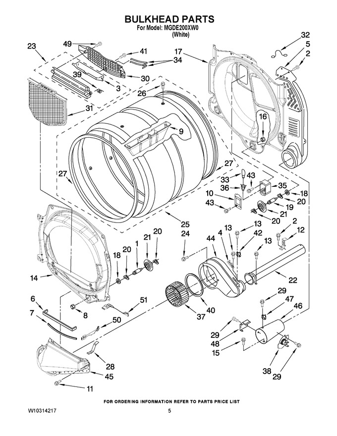 Diagram for MGDE200XW0