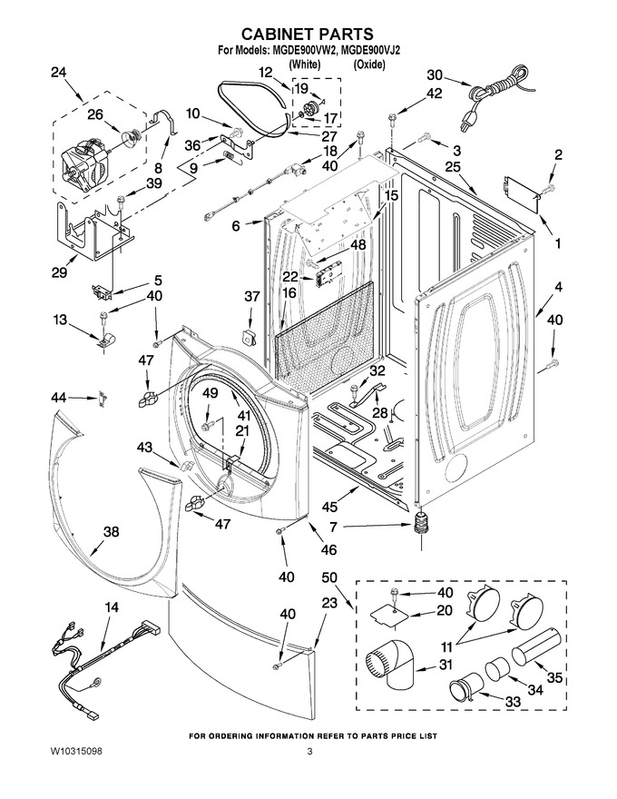 Diagram for MGDE900VW2