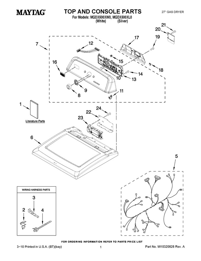 Diagram for MGDX500XL0