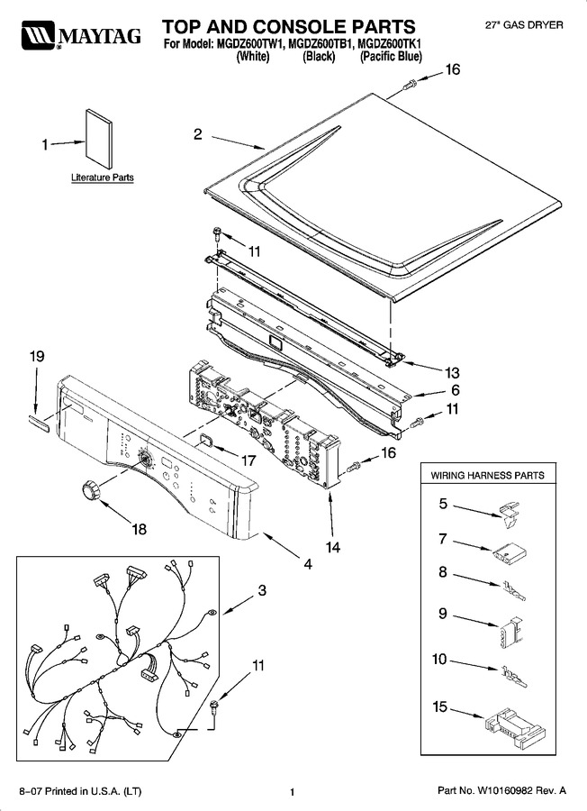 Diagram for MGDZ600TK1
