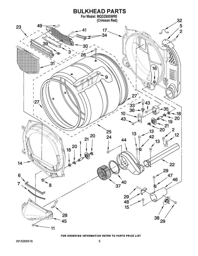 Diagram for MGDZ600WR0