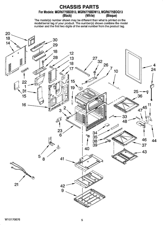 Diagram for MGR6775BDW13