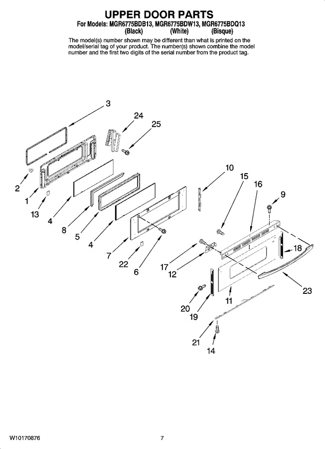 Diagram for MGR6775BDW13