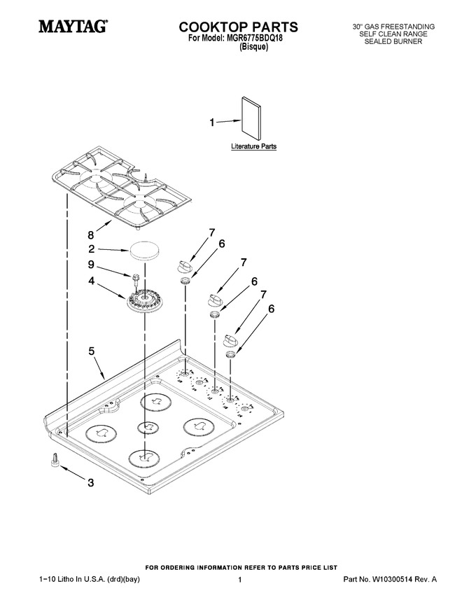 Diagram for MGR6775BDQ18