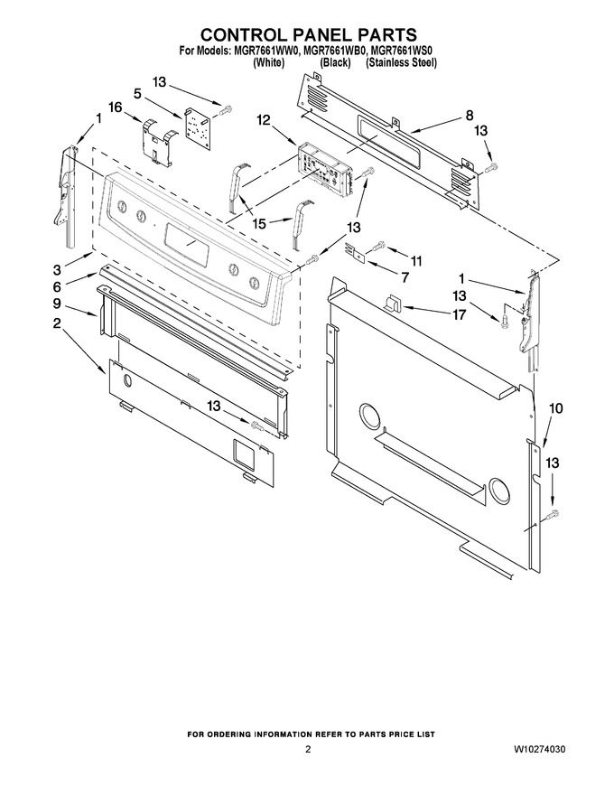Diagram for MGR7661WW0