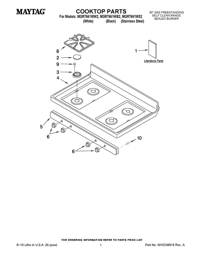 Diagram for MGR7661WW2
