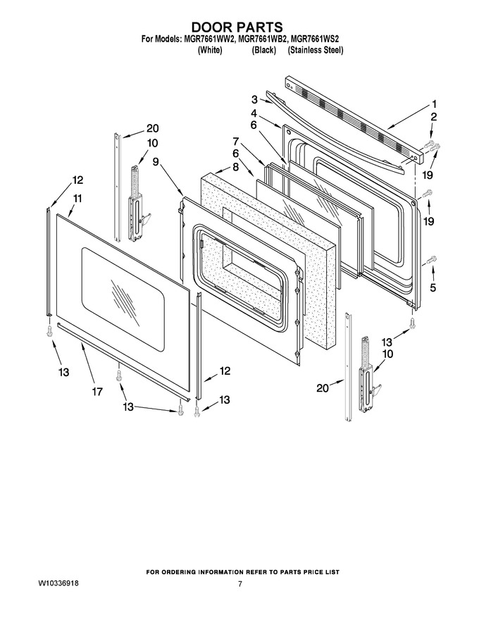 Diagram for MGR7661WS2