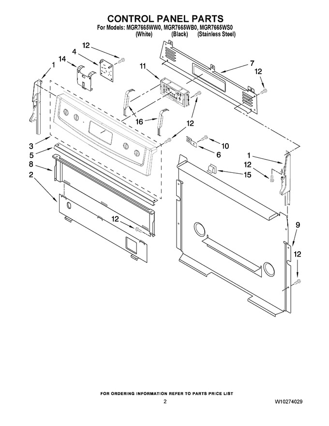 Diagram for MGR7665WB0