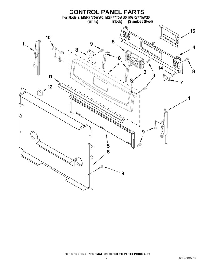 Diagram for MGR7775WB0