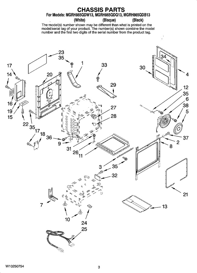 Diagram for MGRH865QDB13