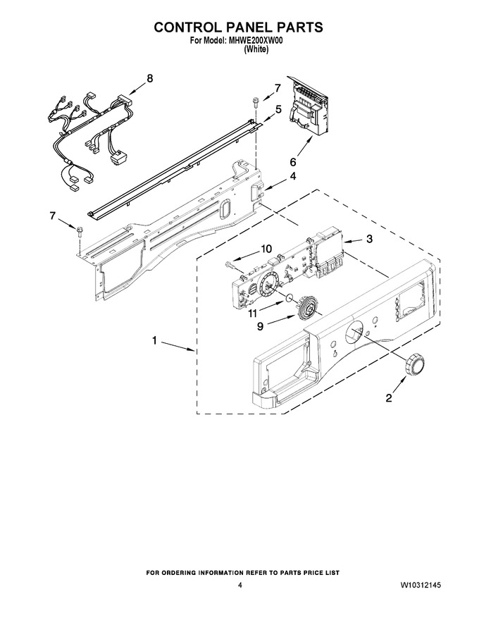 Diagram for MHWE200XW00