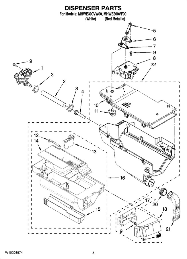 Diagram for MHWE300VW00