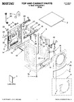 Diagram for 01 - Top And Cabinet Parts