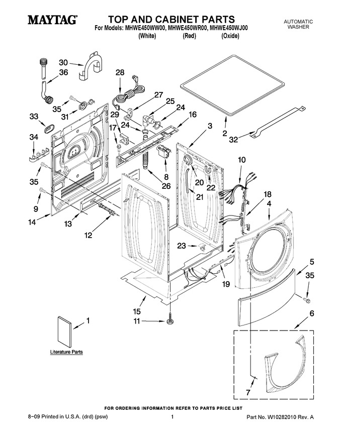 Diagram for MHWE450WR00
