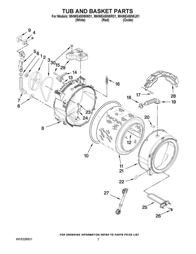 Diagram for MHWE450WJ01